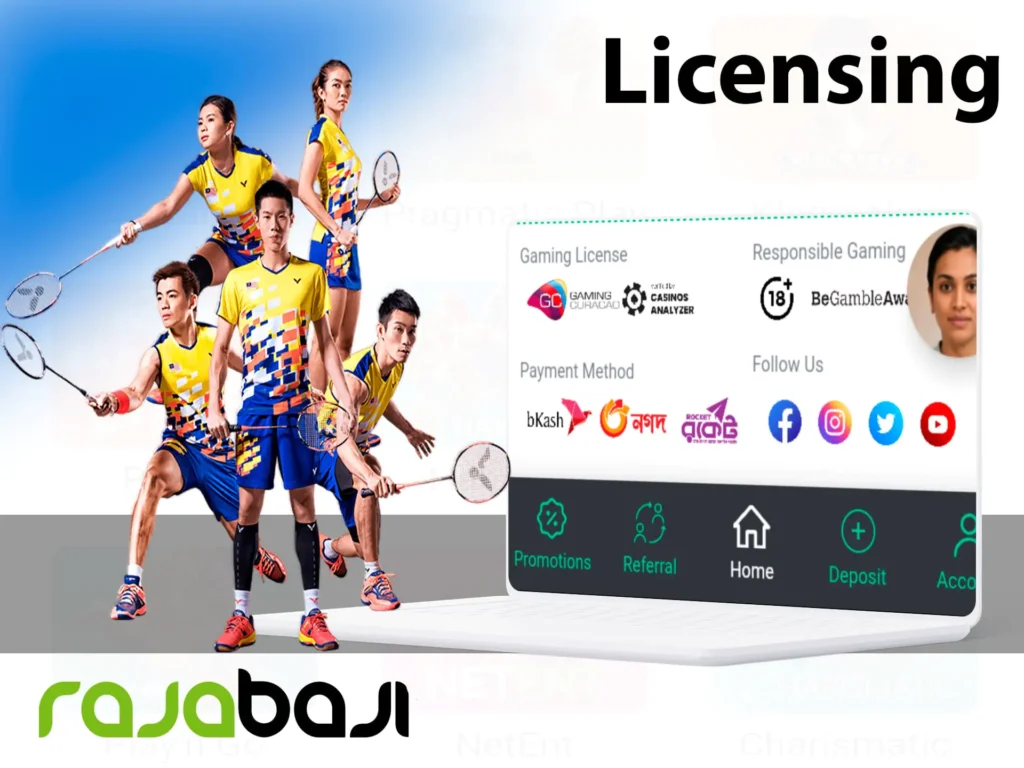 raja baji licence
